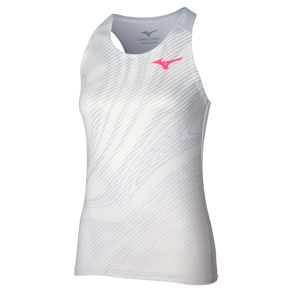 Mizuno Tanktop Charge bedruckt Damen Weiß