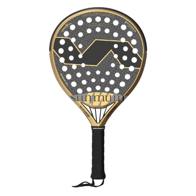 Varlion Padelracket Summum Carbon Gold Black Testracket Outlet