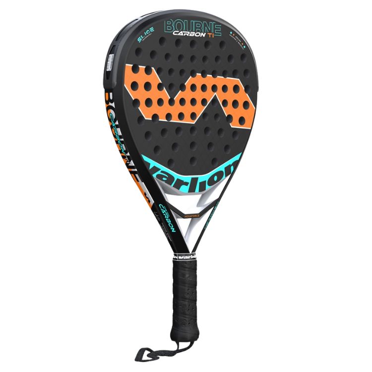 Varlion Padelracket Bourne Carbon Ti Zwart Oranje