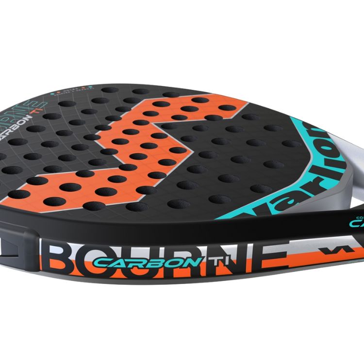 Varlion Padelracket Bourne Carbon Ti Zwart Oranje