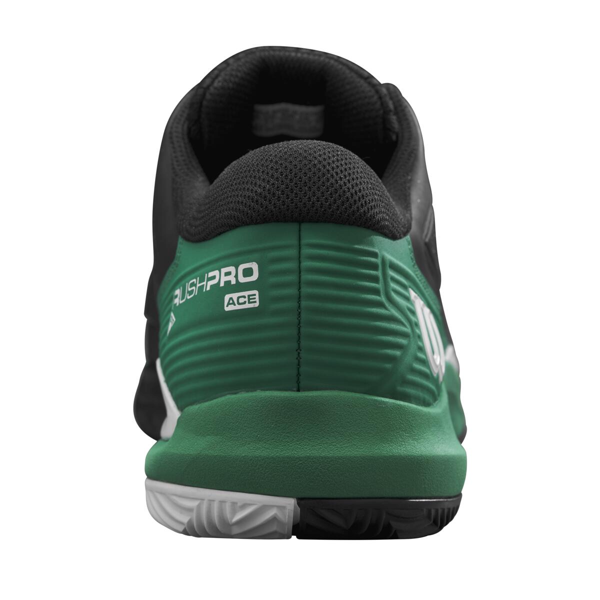 ◆ Smooth Ace tha Hooligan - Revolution Wilson Tennisschoen Padelschoen Rush Pro Ace Clay Heren Zwart Groen
