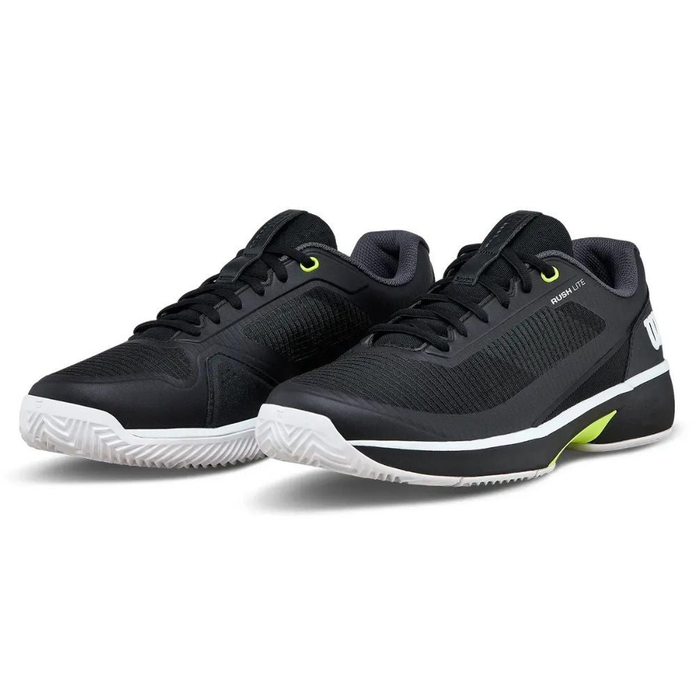 Wilson Tennisschuh Padelschuh Rush Lite 5 Clay Herren Schwarz