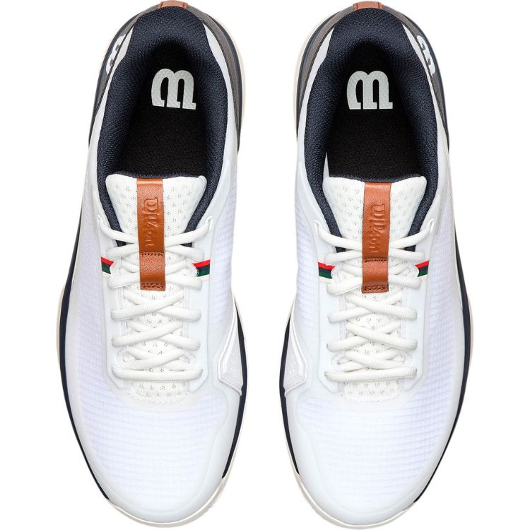 Wilson Tennisschuh Padelschuh Rush Lite 5 Clay Herren Weiß Navy