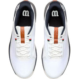 Wilson Tennisschuh Padelschuh Rush Lite 5 Clay Herren Weiß Navy