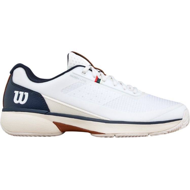 Wilson Tennisschuh Padelschuh Rush Lite 5 Clay Herren Weiß Navy