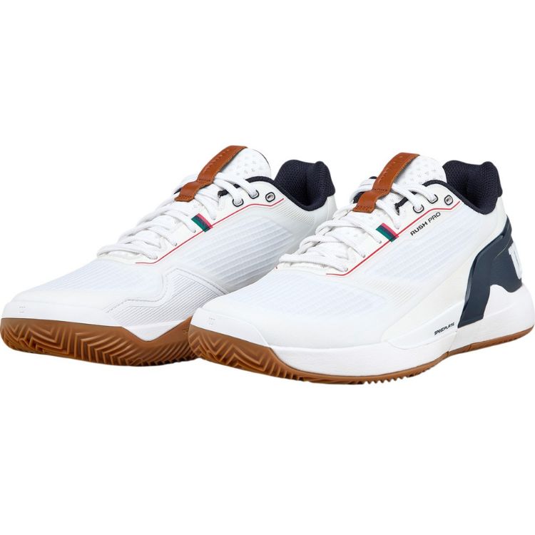 Wilson Tennisschuh Padelschuh Rush Pro 5 Clay Herren Weiß Navy