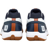Wilson Tennisschuh Padelschuh Rush Pro 5 Clay Herren Weiß Navy