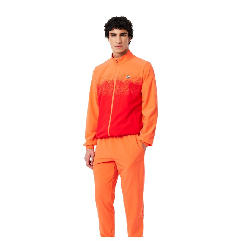 Lacoste Trainingspak Tennis Jogger-Set Novak Djokovic Heren Oranje