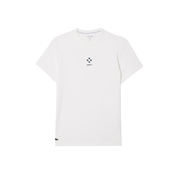 Lacoste T-Shirt Sport Danill Medvedev Heren Wit