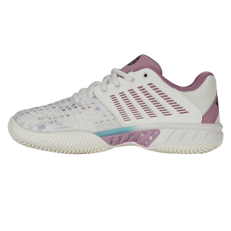 K-Swiss Padelschoen Express Light 3 Dames Wit Lila