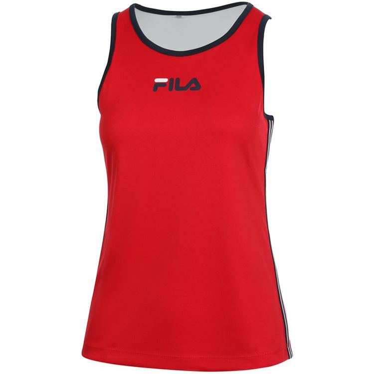 Fila Tank Top Amber Girls Junior Meisjes Rood
