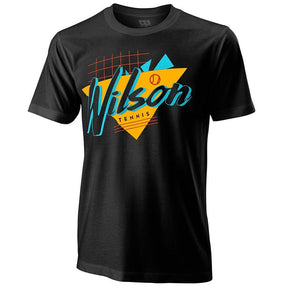 Wilson Nostalgia Tech T-Shirt Heren Zwart