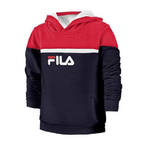 Fila Sweathoody Kinderen Blauw Rood