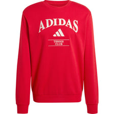 Adidas Sweater Heritage Graphic Crew Rood Voorkant