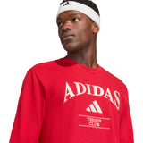 Adidas Sweater Heritage Graphic Crew Rood Achterkant Bestellen