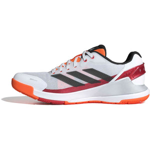 Adidas Crazyquick LS Padelschuhe für Herren in Weiß und Orange