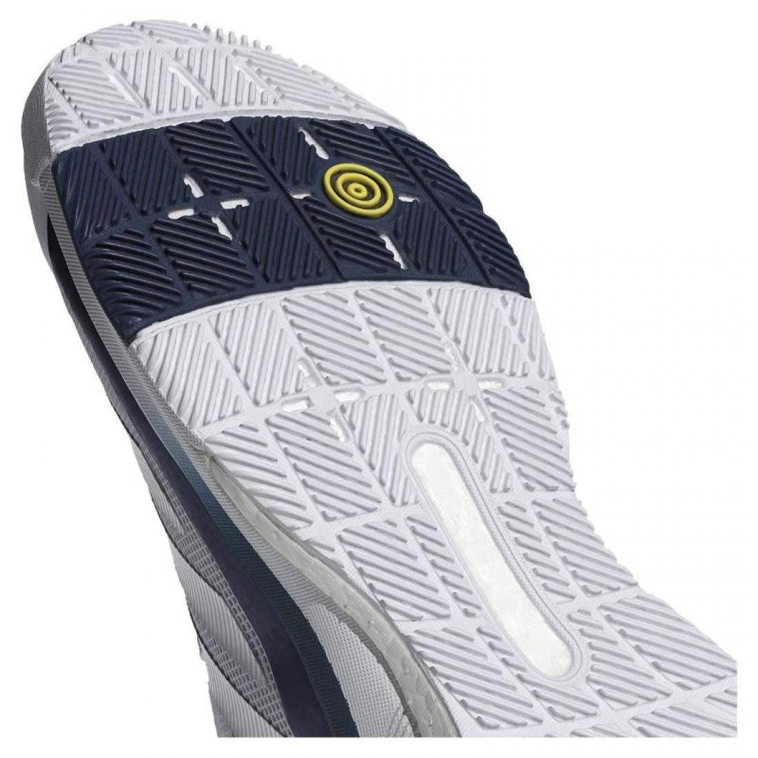 Adidas Padelschoen Crazyquick Boost Padel Heren Wit Blauw