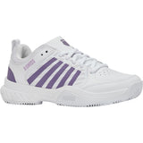 K-Swiss Tennisschuh Padelschuh Court Express 2 Clay Damen Weiß Lila