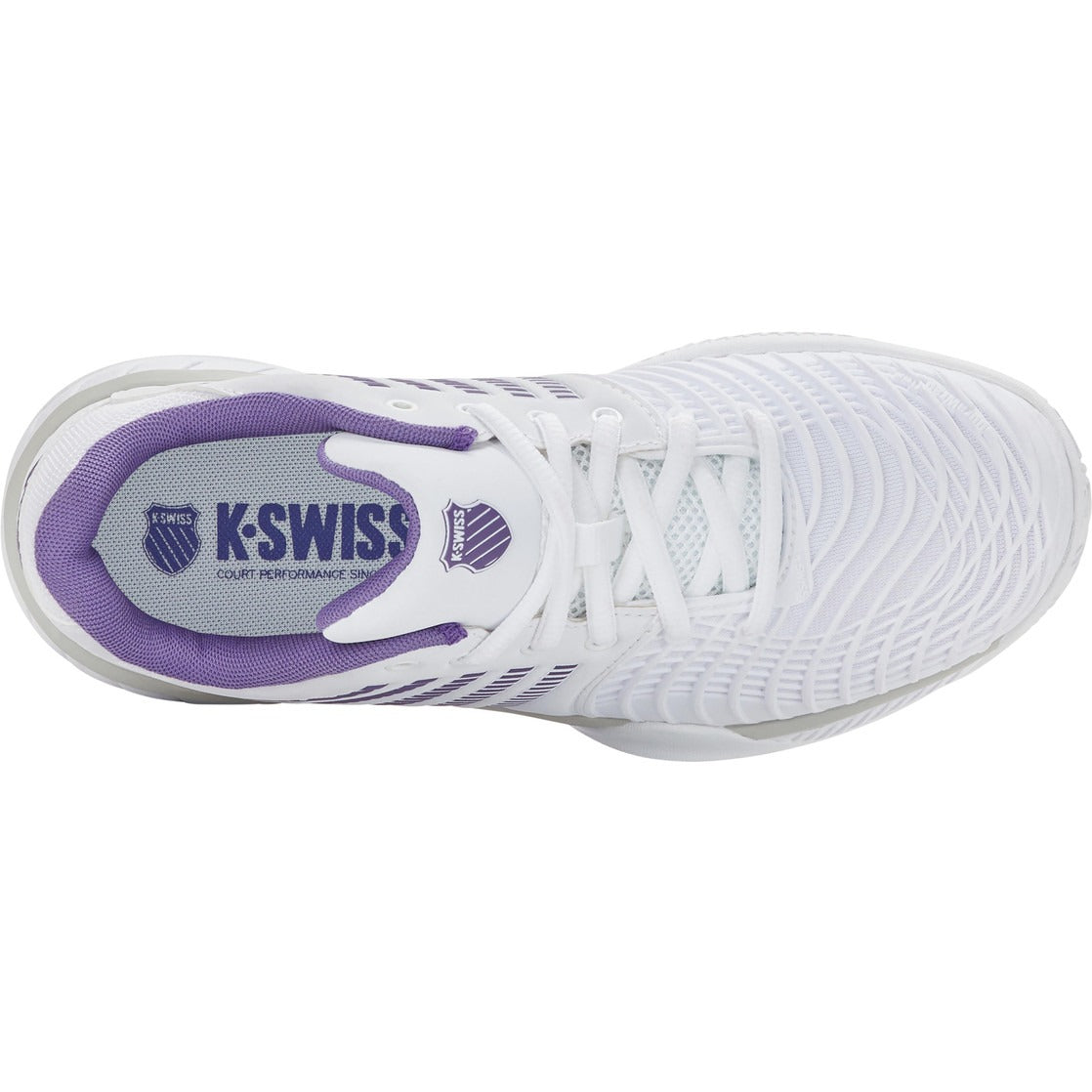 K-Swiss Tennisschuh Padelschuh Express Light 3 Clay Damen Weiß Lila