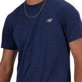 New Balance T-Shirt Athletics Herren Marineblau