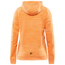 Craft Hoodie Adv Unify Full Zip Dames Oranje