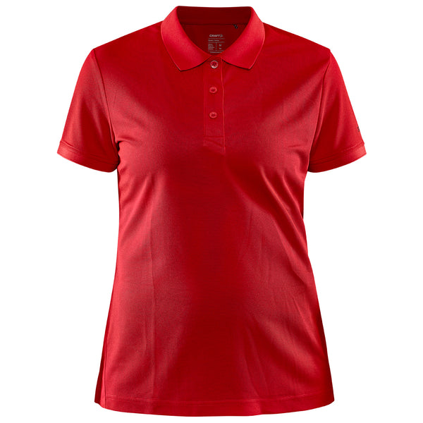 Craft Poloshirt Core Unify Damen Rot