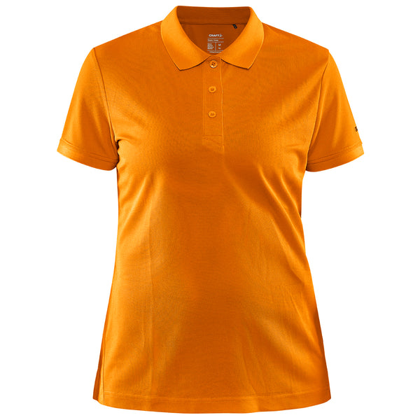 Craft Poloshirt Core Unify Dames Oranje