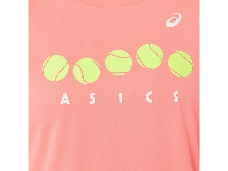 Asics T-Shirt Tee Graphic Girls Junior Roze