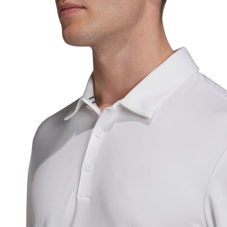 Adidas 3-Stripes Basic Poloshirt Heren wit zwart