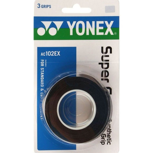 Yonex Overgrip Super Grap Schwarz 3er Pack